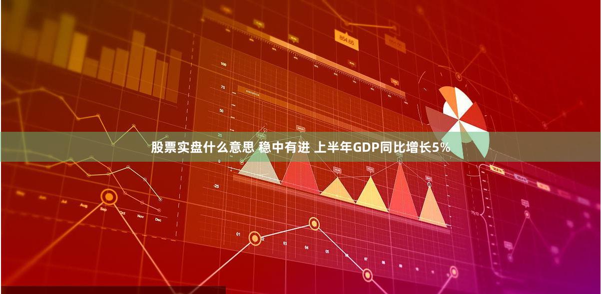 股票实盘什么意思 稳中有进 上半年GDP同比增长5%